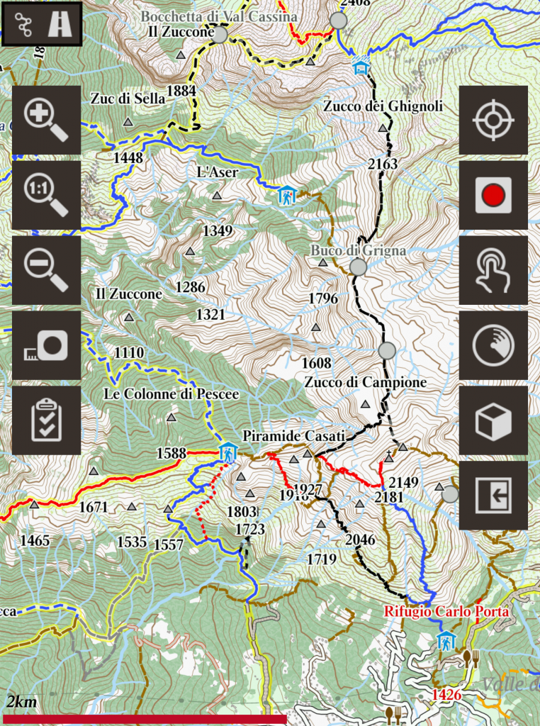 scaricare tragitto maps